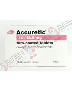 Accuretic Tablets for High Blood Pressure Medication