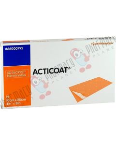 Acticoat Silcryst Nanocrystals 10x20 cm antimicrobial wound dressing