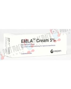 Emla 5% anesthetic  Cream