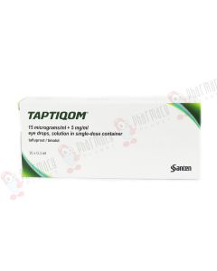 Taptiqom/Tafluprost+Timolol