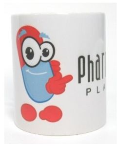 White PP Logo Mug